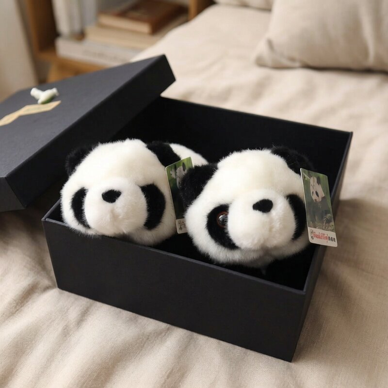 Pandaway毛绒玩具熊猫公仔礼品图片