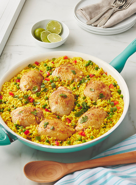 美国 GreenPan 绿色陶瓷不粘锅涂层大号平底锅煎锅明火天然气用