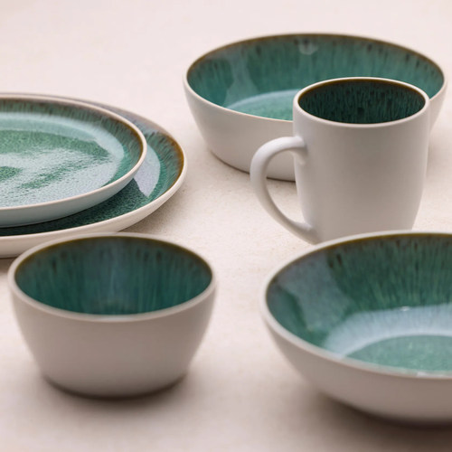 丹麦代购 Bitz 北欧Gastro双色西餐碟子餐盘子餐碗马克杯陶瓷餐具