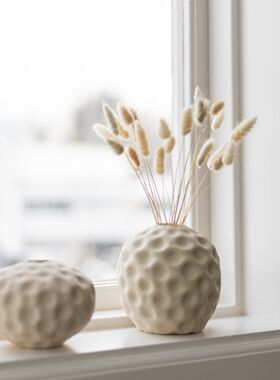 瑞典代购Cooee Design北欧Seedpod艺术客厅摆件陶瓷花瓶干花花器