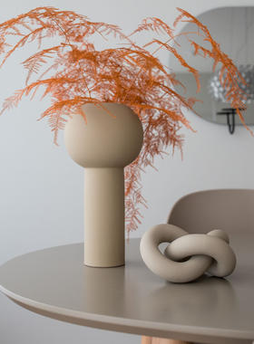 Cooee Design瑞典代 极简北欧ins风陶瓷几何绳结桌面客厅装饰摆件