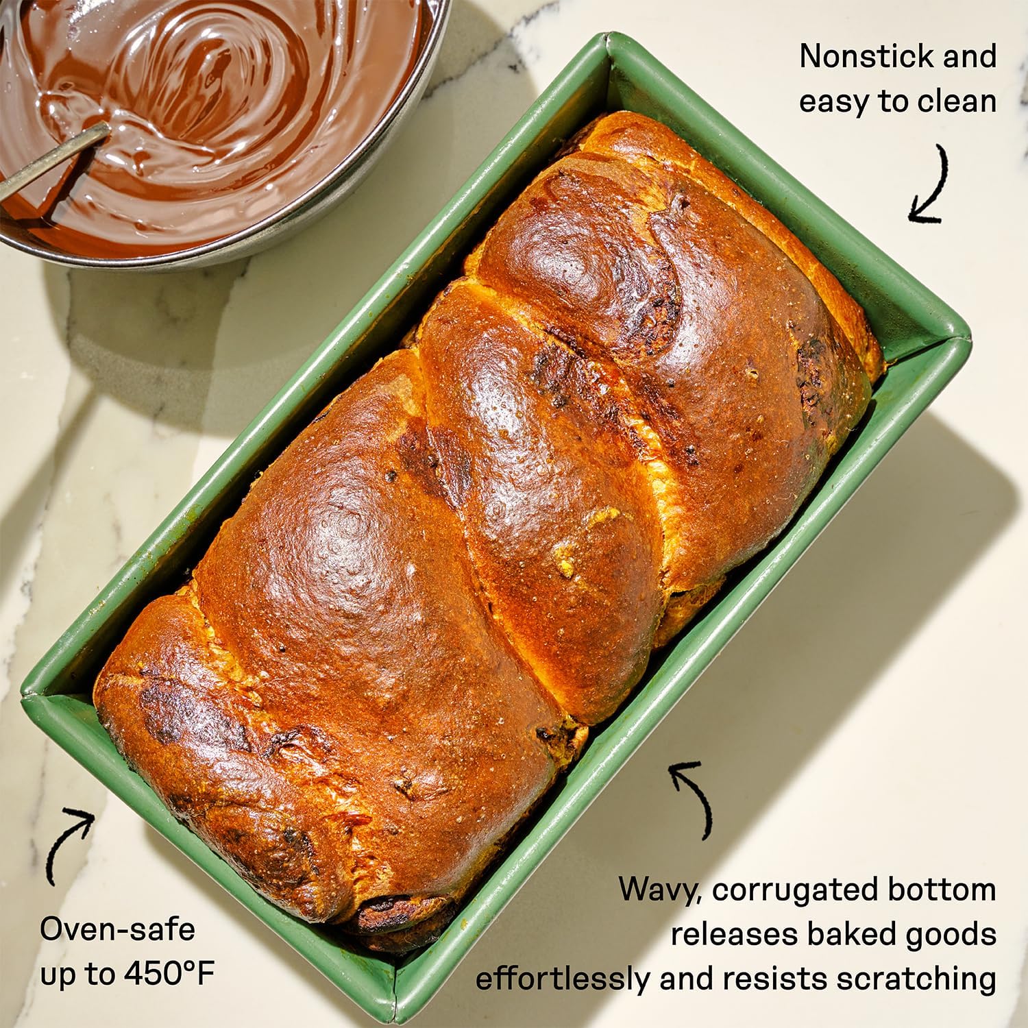 美国代购 Great Jones高品质碳钢快速面包磅蛋糕不粘烘焙模具Loaf