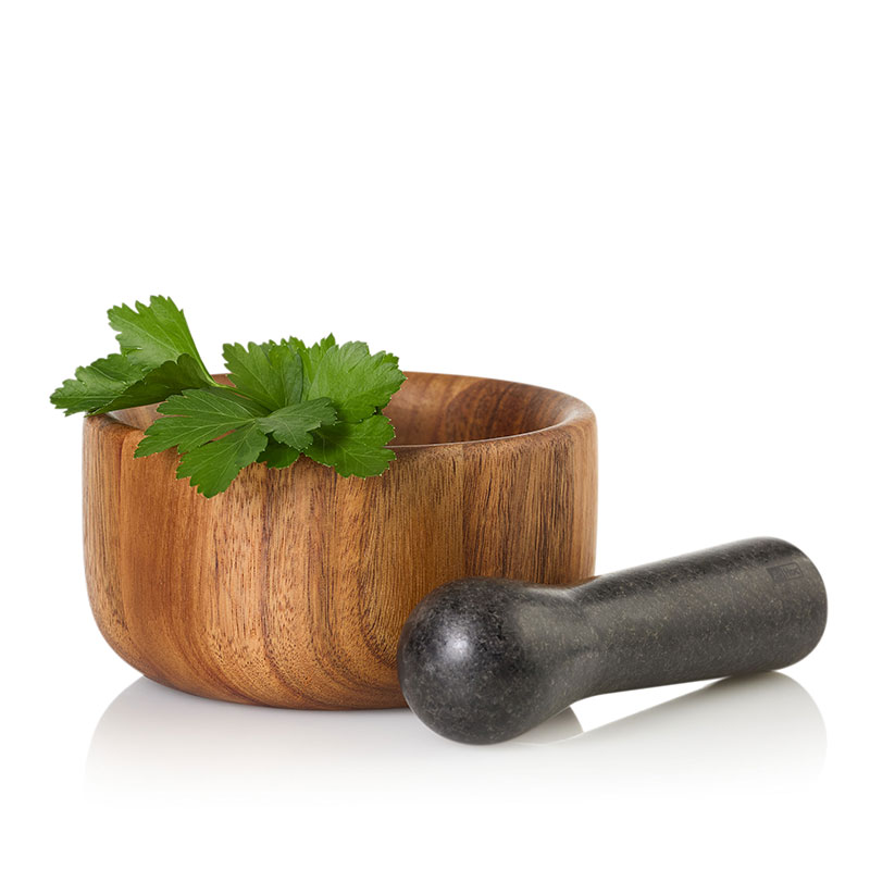 德国 Adhoc相思木研磨碗磨蒜泥蒜蓉手动捣蒜器磨香料大小号蒜臼子