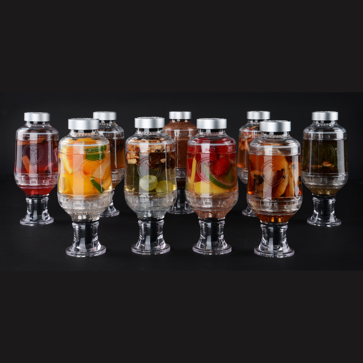 美国代购 Prepara 家用调酒器雪克杯密封防漏酿酒瓶酵素杯手摇壶