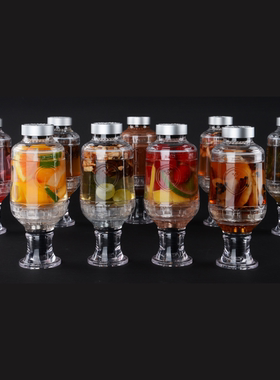 美国代购 Prepara 家用调酒器雪克杯密封防漏酿酒瓶酵素杯手摇壶