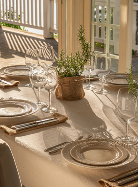 瑞典 Mateus 葡萄牙手工重磅条纹陶瓷盘子碗西餐餐具碟子马克杯子