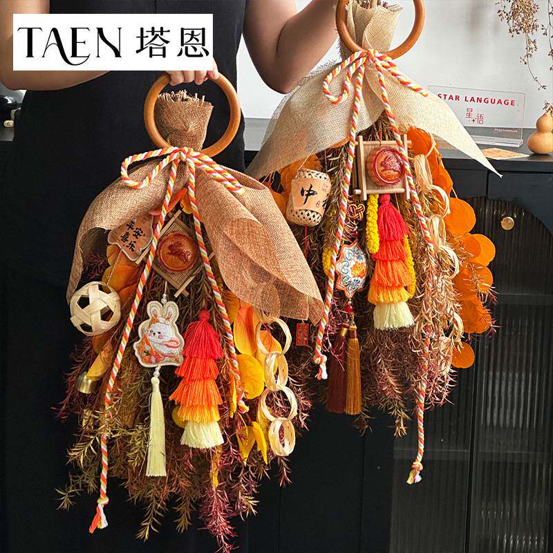 中秋节新品【原创设计】千层金麦节日装扮用品