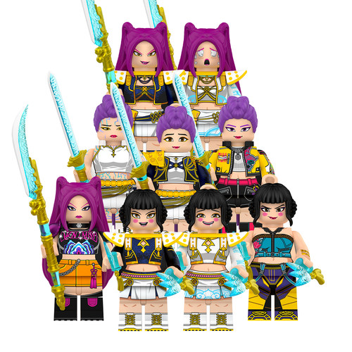 中国动漫卡通拼插积木