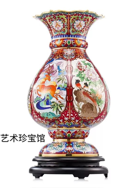 景泰蓝盛世六合国泰尊 珍藏版 官方正品会员特惠 收藏礼物摆件
