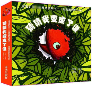 躲猫猫游戏 猜猜我是谁 奇妙洞洞书撕不烂早教书0-3-4-6岁婴儿书籍立体翻翻书学龄前儿童识字认知书幼小衔接整合教材幼儿书籍