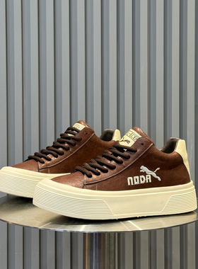 男鞋2025新款真皮高帮鞋冬季加绒保暖棉鞋软底休闲板鞋男靴红色鞋