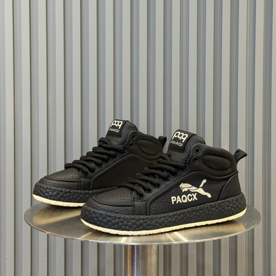 高帮鞋男款2025冬季加绒保暖棉鞋