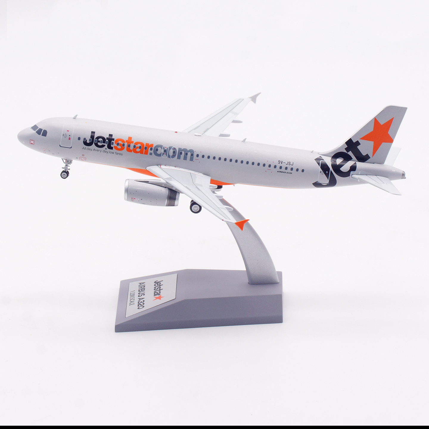 Inflight 1:200 捷星亚洲航空 空客A320 9V-JSJ 合金 飞机模型