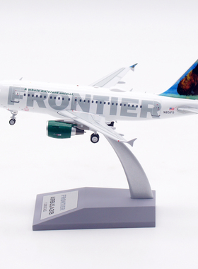 Inflight 1:200 边疆航空 空客 A318 N801FR  合金材质 飞机模型