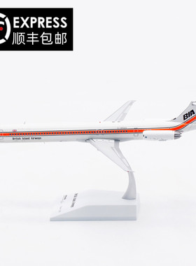 JC Wings 1:200 英国岛航空 麦道MD-83 G-BNSA 合金材质 飞机模型