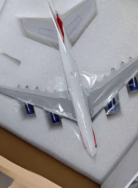 Ard Models 1:200英国航空 A380 G-XLEI 飞机模型 合金  带纪念币