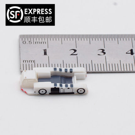 1:400 塑料  抱轮车 牵引车 拖车 场景模型 机场地勤 配件