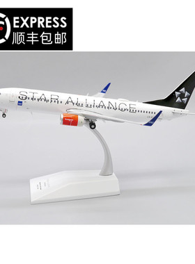 JC Wings 1:200北欧航空 737-800737-800 LN-RRL 星空联盟 襟翼