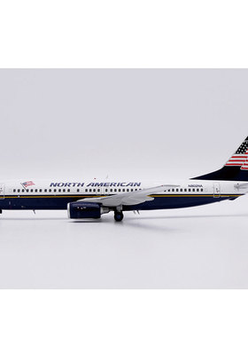 JC Wings 1:200 北美航空公司 波音B737-800 N802N 合金 飞机模型