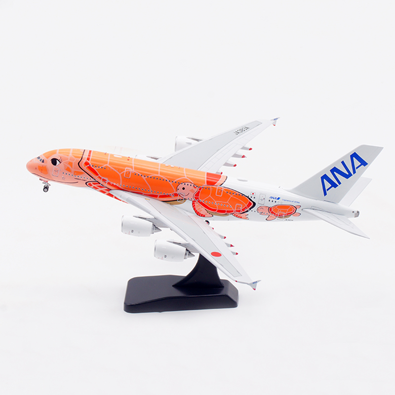 Aviation 1:400 全日空 空客A380 JA383A 合金 飞机模型 橙海龟 模玩/动漫/周边/娃圈三坑/桌游 航模/直升机/飞机模型 原图主图