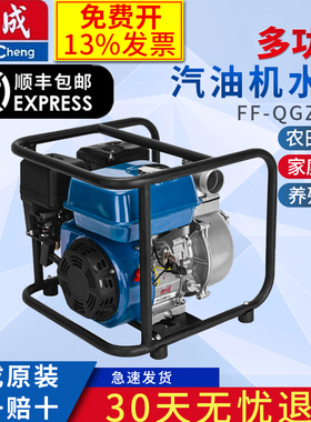 东成汽油机水泵自吸泵家用多功能农用灌溉防洪防旱抽水FF-QGZ50B