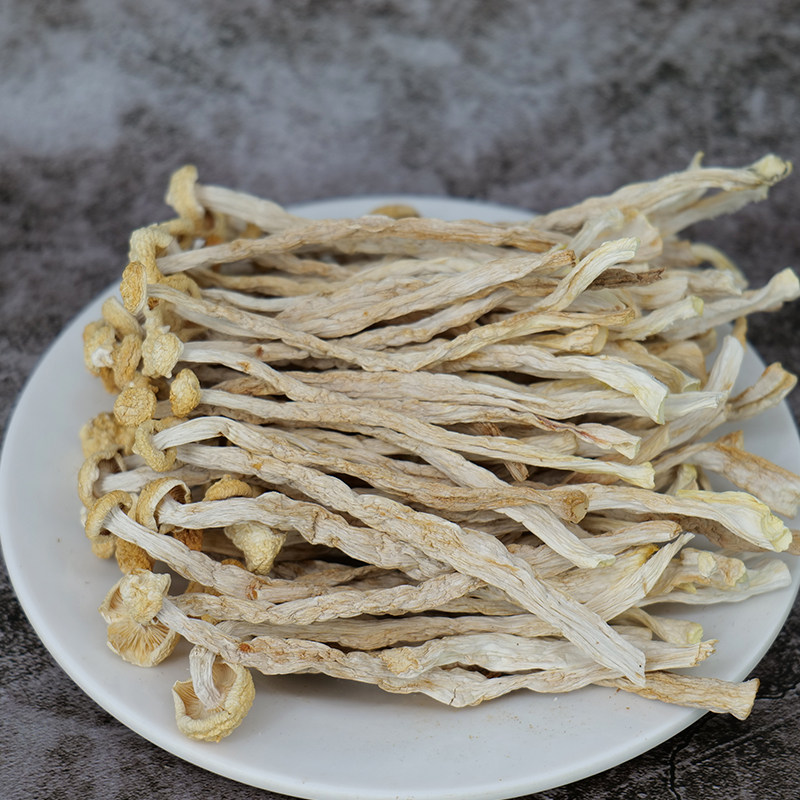 雷阿哥贵州剑河特产海鲜菇干货白玉菇包装袋装美味自然晾晒120克