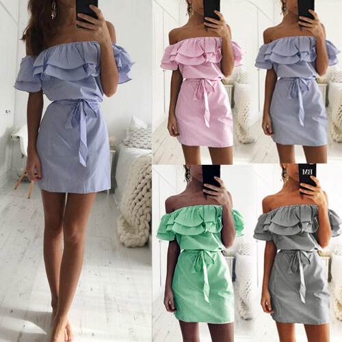 Women'sstripedhoulca露