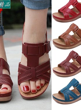 Walking Sandals Toe Corrector Cusion Open Toe Comfy Sandals