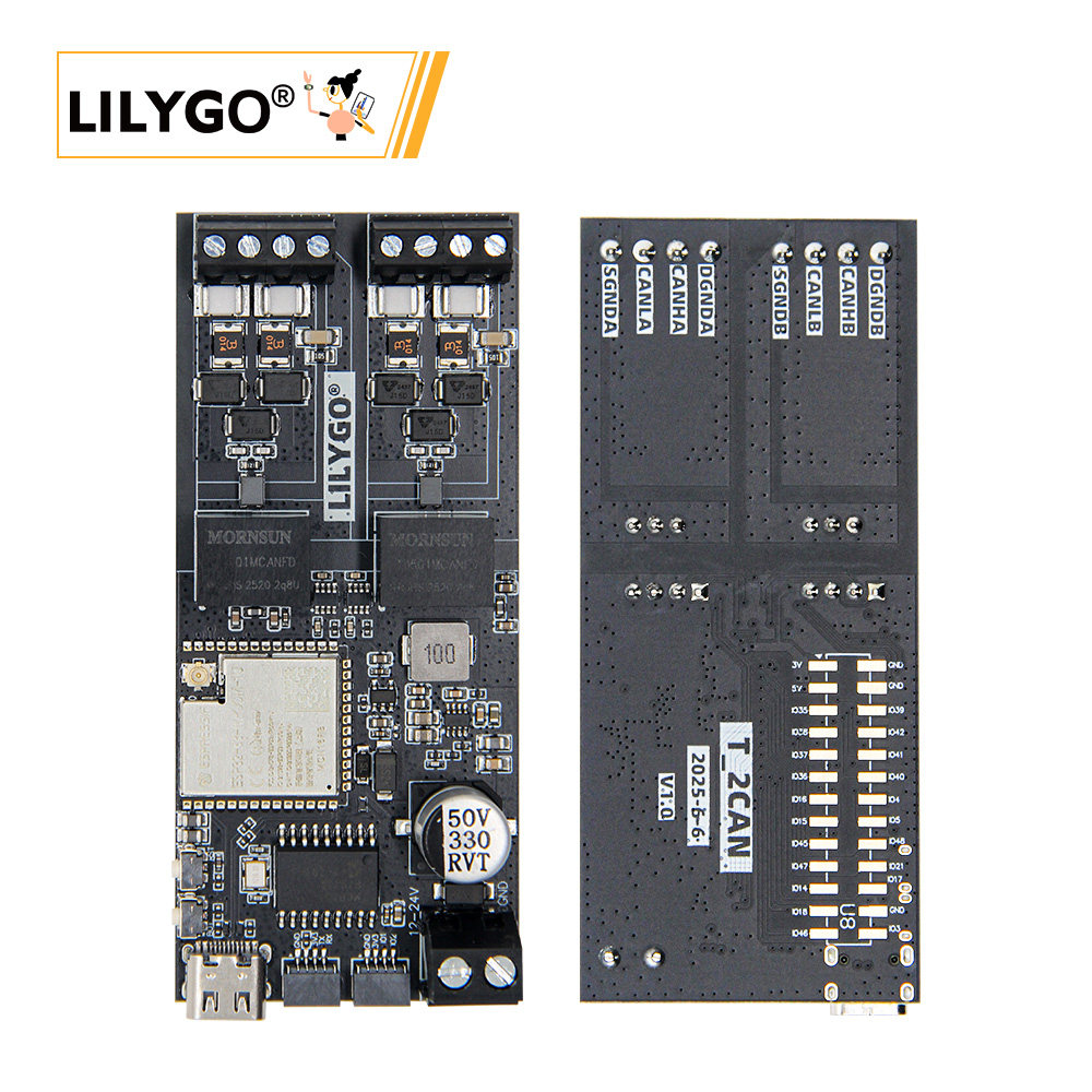 LILYGO® T-2CAN 开发板/学习板/评估