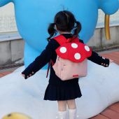 幼儿园书包儿童可爱蘑菇双肩包2026新款 网红男女童宝宝外出游背包