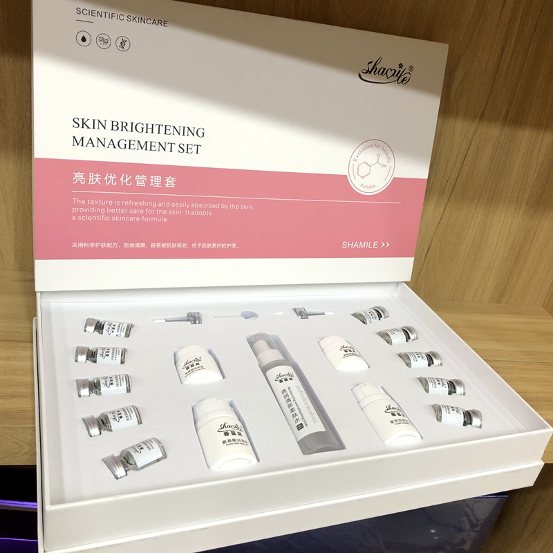 美容院面部护理套盒补水肌肤乳液按摩膏套装精华柔肤水拓客护肤套