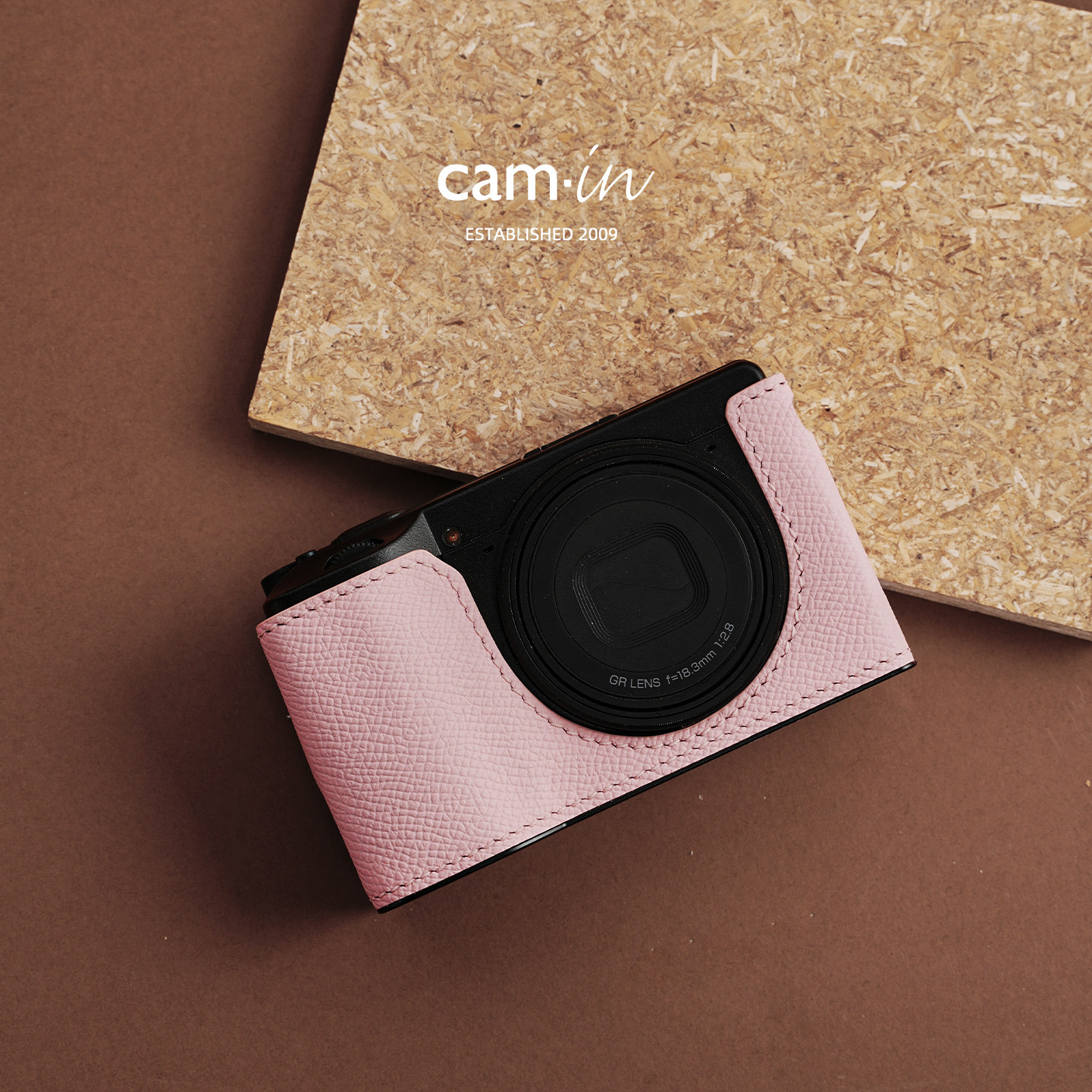 camin手掌纹真皮牛皮理光GR4 HDF相机半包套保护套复古皮质防磕套