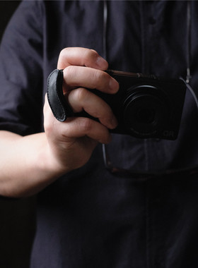 cam-in意大利植鞣真皮牛皮相机指环带 适用于GR2 GRII GR3 GRIII