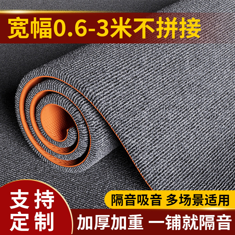 家用吸音地毯加厚卧室客厅大面积满铺楼层运动跑步机隔音减震地垫