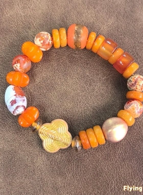 橘里橘气 手链 珠子手环 设计风 可定制 flying design