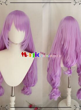COSPLAY假发 宝可梦传说ZA 由紫 粉紫色造型假毛定制头套