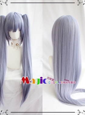 少女前线 HK416 黑猫的赠礼 旗袍翠雀媚 虎口夹双马尾 COS假发