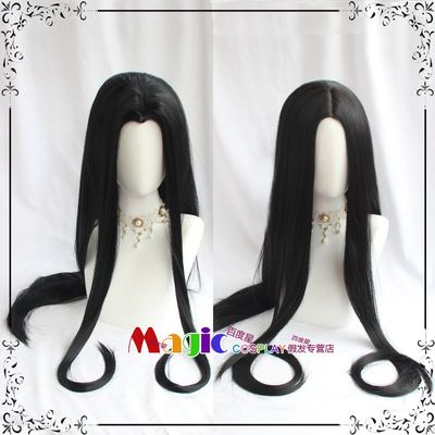 100/150CM黑色中分长毛古风杀阡陌/温宁/燕云花姐女鬼贞子cos假发