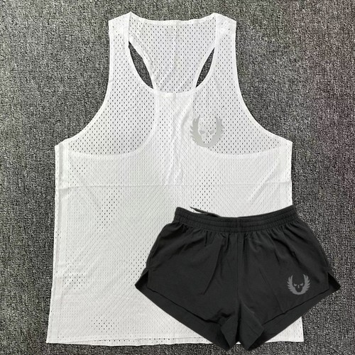 田径比赛运动训练服跑步体考马拉松男女速干透气背心内衬短裤