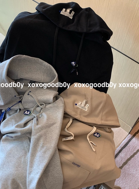 ader error small易烊千玺同款卫衣宽松连帽加绒秋冬男女帽衫上衣