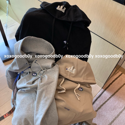 ader error small易烊千玺同款卫衣宽松连帽加绒秋冬男女帽衫上衣