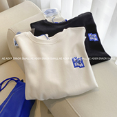 夏季 ader 狐狸刺绣短袖 T恤男女情侣半袖 error small欧阳娜娜同款