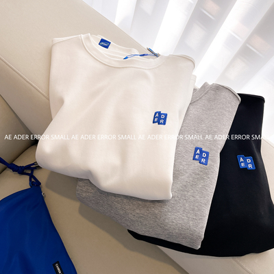 正品ader刺绣字母简约短袖T恤女