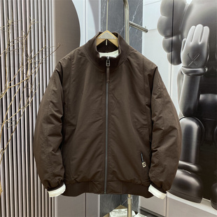 保暖90白鸭绒工装 立领轻薄羽绒服男宽松休闲时尚 外套潮 新款 冬季