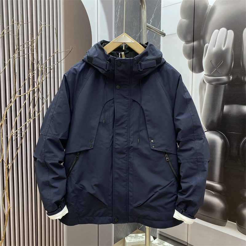 2025冬季新款连帽夹棉冲锋衣