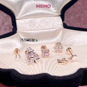 星光圣诞 MEMO 星星圣诞树设计感钛钢耳骨钉耳钉DS166