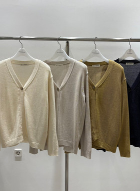 WOODSAGE 25SS新品V领针织开衫