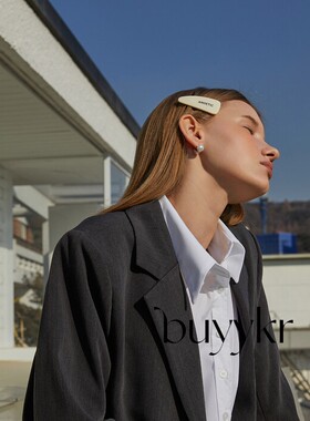 buyykr | ANOETIC 23春韩国设计师品牌代购三角简约经典logo发卡