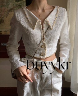 buyykr | seooocookie 23春夏韩国设计师品牌代购手工珍珠外套