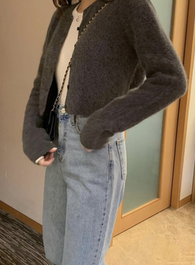 miel 24ss 春季新品基础款简约针织开衫